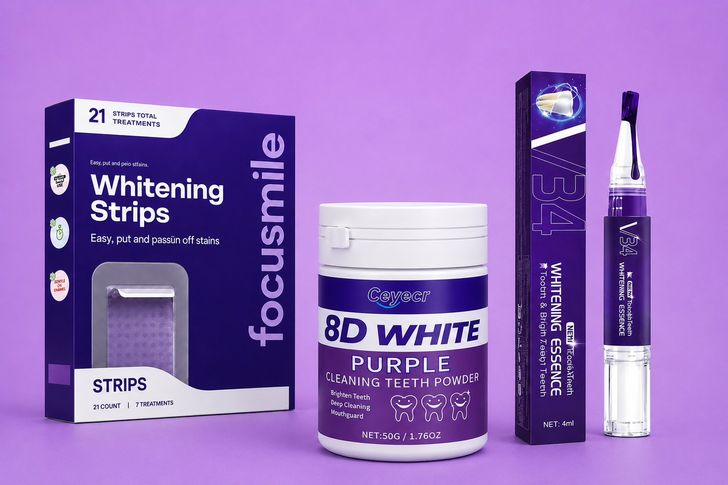 PACK SOURIRE ÉCLATANT – 3 SOINS BLANCHISSANTS